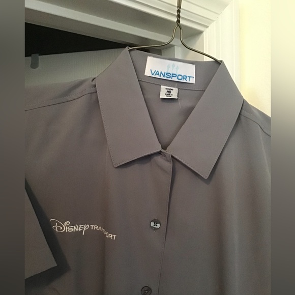 Womens fitted, button up shirt.  Disney (World) transportation department shirt. - Picture 5 of 9